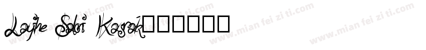 Layihe Saloni Kasrak字体转换